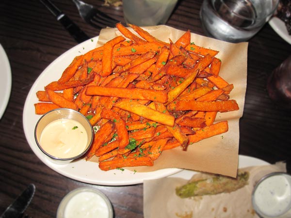 dmk burger bar - sweet potato fries done right.